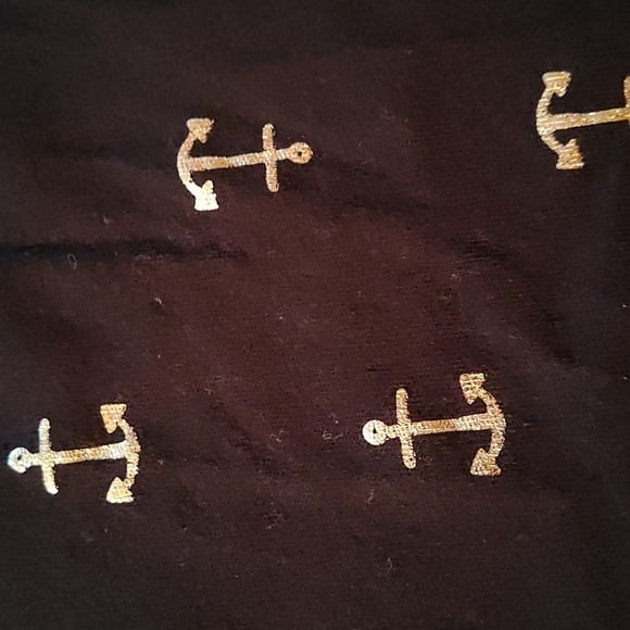 SO Girls Navy Blue Anchor Print Tee – Size 7/8 - Picture 2 of 3